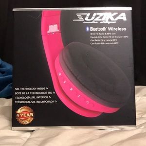 NEW Suzika Pink Headphones Bluetooth Wireless
